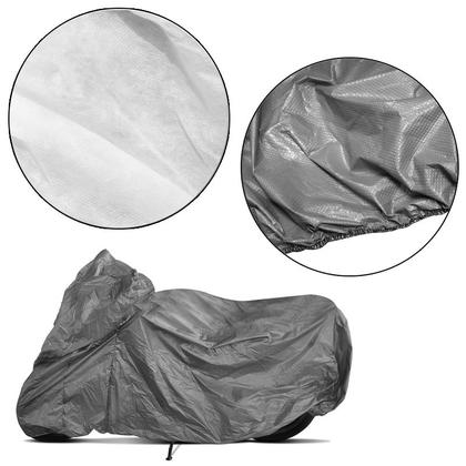 Imagem de Capa Cobrir Moto Protetora Forrada Impermeável Anti Uv Tamanho P M G GG Carrhel