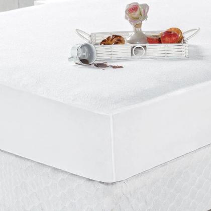 Imagem de Capa Colchão Impermeável C/ Zíper Solteiro 30 Cm Fama