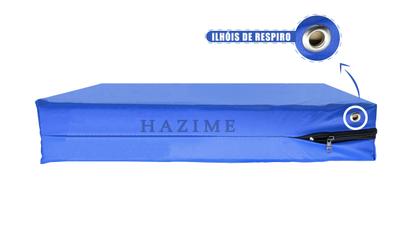 Imagem de Capa colchão impermeavel hospitalar casal 138 x 188 x 20 cm - casal 138 x 188 x 20 cm - azul