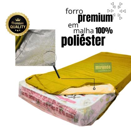 Imagem de Capa Colchão Solteiro AMARELA  Hospitalar Impermeável Com Zíper