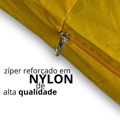 Imagem de Capa Colchão Solteiro AMARELA  Hospitalar Impermeável Com Zíper