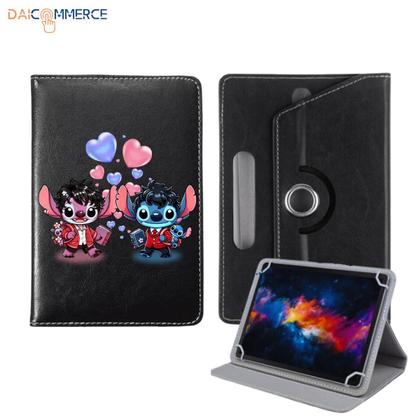 Imagem de Capa Colorida Giratória p/Tablet M9 Lenovo kit com Película Caneta Fonne