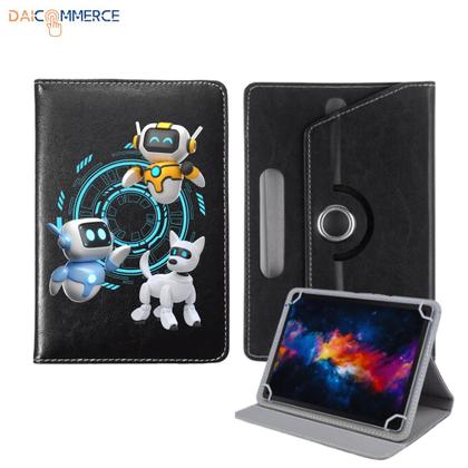 Imagem de Capa Colorida Giratória p/Tablet M9 Lenovo kit com Película Caneta Fonne