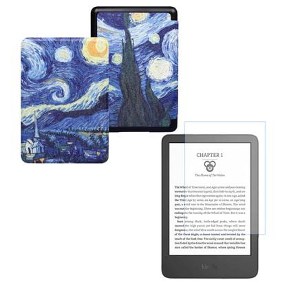 Imagem de Capa Com Estampa + Película de Vidro Para Kindle 11th C2v2l3