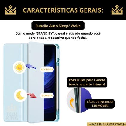 Imagem de Capa com fundo em acrílico para Xiaomi Pad SE 8,7" 2024