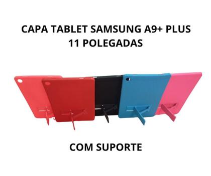 Imagem de Capa Com Suporte Para Samsung Tab A9+ Plus Com Pel. Hidrogel