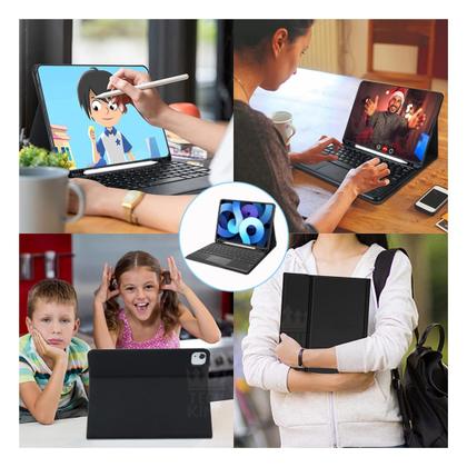 Imagem de Capa Com Teclado Bluetooth Para iPad 10ª Ger. 10.9 Polegadas