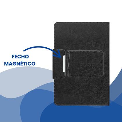 Imagem de Capa com Teclado Bluetooth para Samsung S10 FE 10" Removível Magnético e Suporte - Cor Preto Sintético
