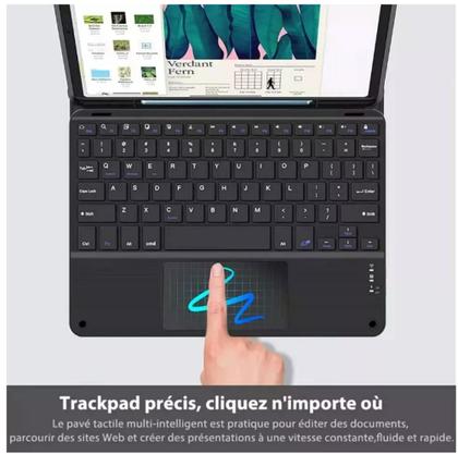 Imagem de Capa com Teclado Bluetooth Recarregável + Mouse + Caneta Para Tablet Redmi SE 8.7