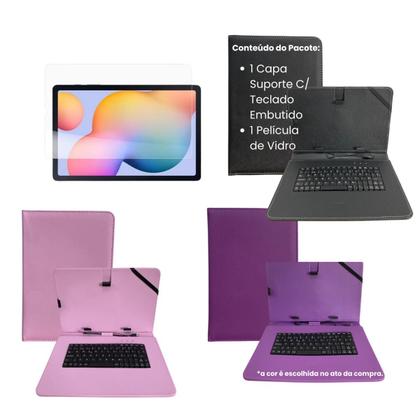 Imagem de capa com teclado de 10 polegadas embutido + película s6lite