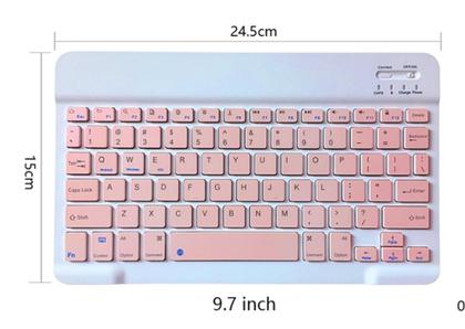 Imagem de Capa Com Teclado E Mouse Bluetooth P/ Tablet Samsung Galaxy A8 X200