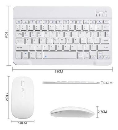 Imagem de Capa Com Teclado E Mouse P Tablet Samsung Galaxy Fe 12,4