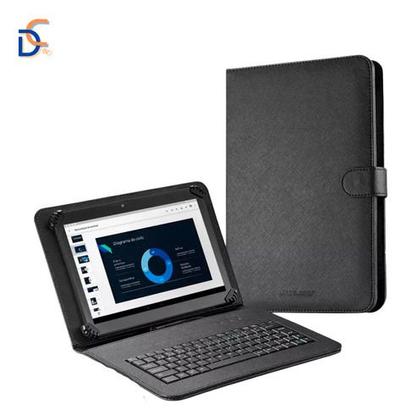 Imagem de Capa Com Teclado Kit Mouse P/ Tablet Samsung Galaxy Tab A9