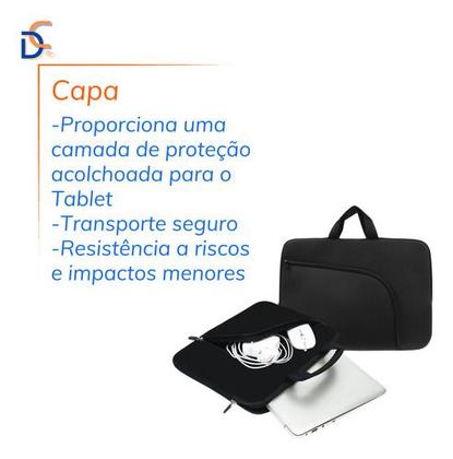 Imagem de Capa Com Teclado Kit Mouse P/ Tablet Samsung Galaxy Tab A9