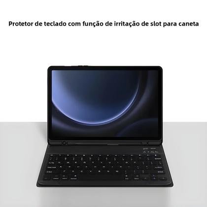 Imagem de Capa Com Teclado Mágico Para Samsung Galaxy Tab A9 plus S8 S9 S10 S7 S9 FE S10FE A8 S6 Lite
