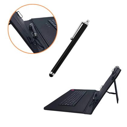 Imagem de Capa com teclado + Mouse Caneta Luva p/ Tablet M10 multilaser