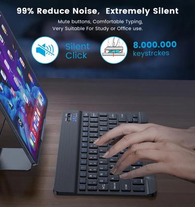 Imagem de Capa Com Teclado+mouse P Tablet Sm Galaxy Tab S8 Utra