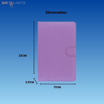 Imagem de Capa com Teclado P/ Tablet Positivo Vision Tab 7 + Película de Cristal