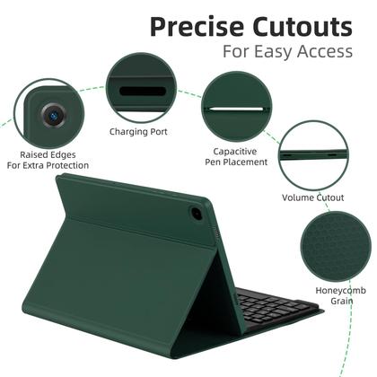 Imagem de Capa com teclado para Samsung Galaxy Tab A9 Plus de 11 polegadas