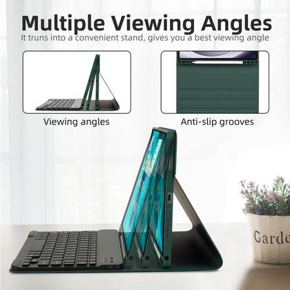 Imagem de Capa com teclado para Samsung Galaxy Tab A9 Plus de 11 polegadas