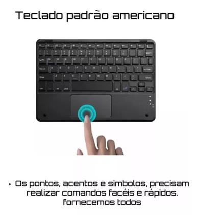 Imagem de Capa Com Teclado  + Pelicula de Vidro Sem Fio Para Redmi Pad Pro 12.1 Com Pelicula de vidro
