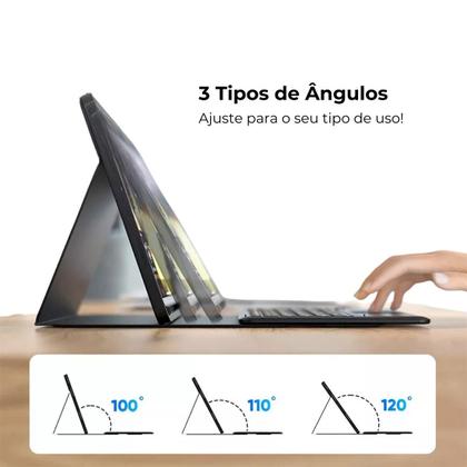 Imagem de Capa Com Teclado Touchpad + Caneta Touch Tablet Tab A9 + NF