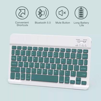 Imagem de Capa Com Teclado Wifi Slim Tablet Samsung Galaxy A9 8.7 Pol