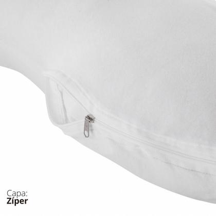 Imagem de Capa Com Zíper para Travesseiro de Corpo