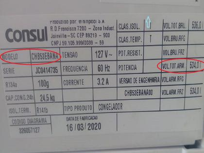 Imagem de Capa Cônsul 534L Horizontal 2 Tampas Vermelha Impermeável 73x70cm Pazama