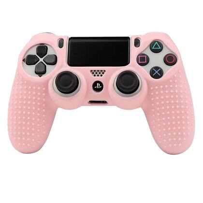 Imagem de Capa controle ps4 rosa pastel antiderrapante dualshock 4