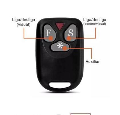 Imagem de Capa Controle Remoto Alarme Automotivo Sistec Sx40 Alarme Sxt 986