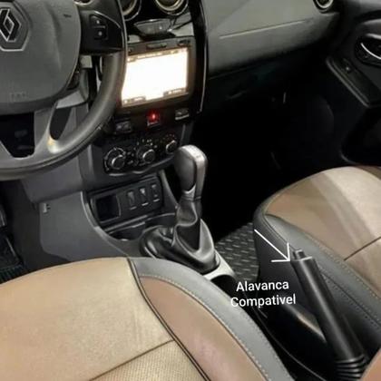 Imagem de Capa Couro Acabamento E Proteção Alavanca Freio De Mão Duster Logan Megane Captur Sandero S Edition