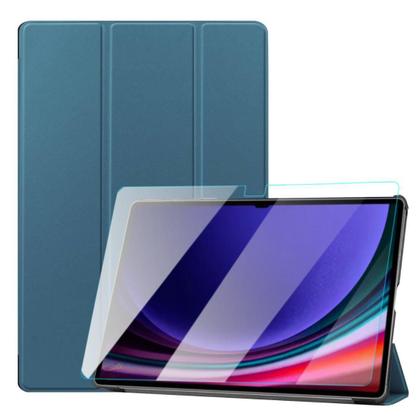 Imagem de Capa Couro Auto Sleep Para Galaxy Tab S9 11 2023 + Película