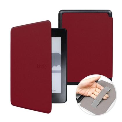 Imagem de Capa couro com alça PARA Novo KINDLE 2024: conforto/estilo