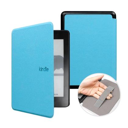 Imagem de Capa couro para Kindle 2023/2024 - com alça para mãos