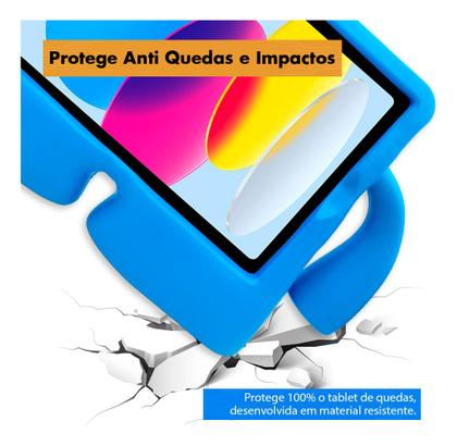 Imagem de Capa Criança para iPad A16 11ª Geração com Película, Alças e Suporte - Proteção Completa