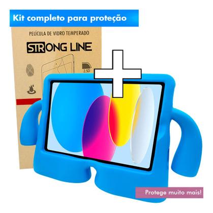 Imagem de Capa Criança para iPad A16 11ª Geração com Película, Alças e Suporte - Proteção Completa
