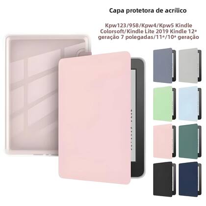 Imagem de Capa De Acrílico Colorsoft Para Kindle Paperwhite 12ª, 11ª, 10ª E 8ª Geração