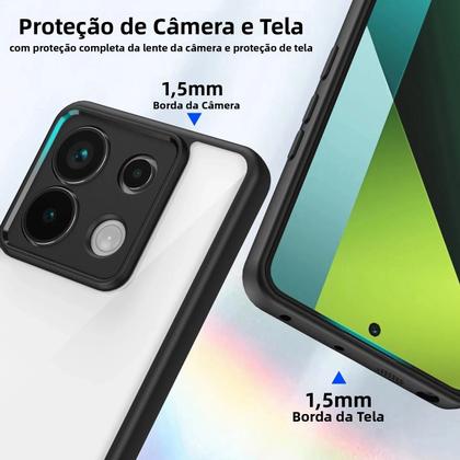 Imagem de Capa De Acrílico Transparente À Prova De Choque Para Xiaomi Redmi A3 13C 11A A2 A1 14C Note 14 13