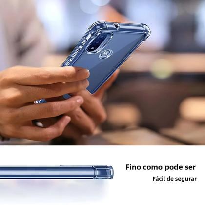 Imagem de Capa De Air-Bag Transparente De 1,5MM Para Motorola Moto E20 E30 E40 E22 E32 E6 Play E7 plus E13