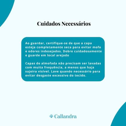 Imagem de Capa de Almofada 45x45 Decorativa com Zíper Sofá Sala Quarto