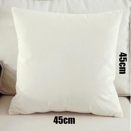 Imagem de Capa De Almofada Com Zíper 45x45cm Suede Lisa Decoração
