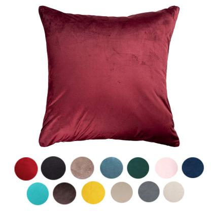 Imagem de Capa De Almofada Com Zíper 45x45cm Suede Lisa Decoração