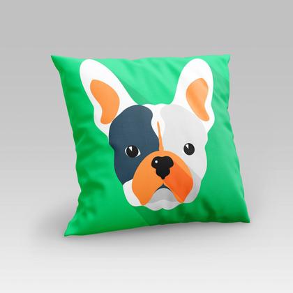 Imagem de Capa de Almofada Estampada Pet Dog em Veludo Suede 45cm x 45cm - Decoração Raças Cachorros