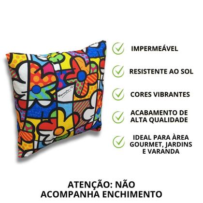 Imagem de Capa de Almofada Impermeáveis Aquablock 45x45 p Área Externa