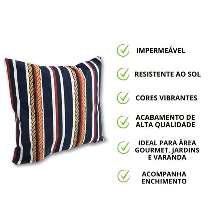 Imagem de Capa de Almofada Impermeáveis Aquablock 45x45 p Área Externa
