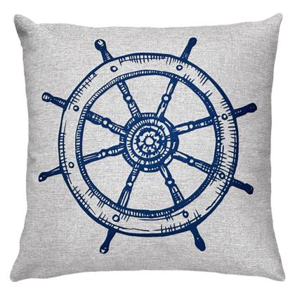 Imagem de Capa De Almofada Linho Mar Estrela Cavalo Hotel Praia 45x45