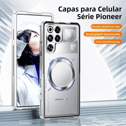 Imagem de Capa De Armadura Magnética À Prova De Choque Com Painel Traseiro Fosco Para ZTE Nubia Red Magic 11