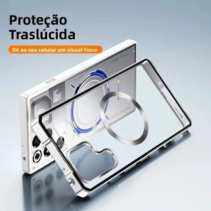 Imagem de Capa De Armadura Magnética À Prova De Choque Com Painel Traseiro Fosco Para ZTE Nubia Red Magic 11