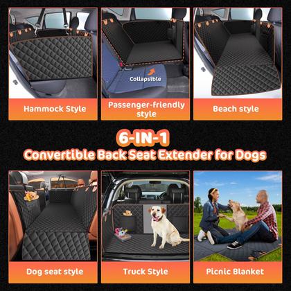Imagem de Capa de Assento de Carro para Cães OPHKNP - Extensor para Banco Traseiro à Prova d'Água